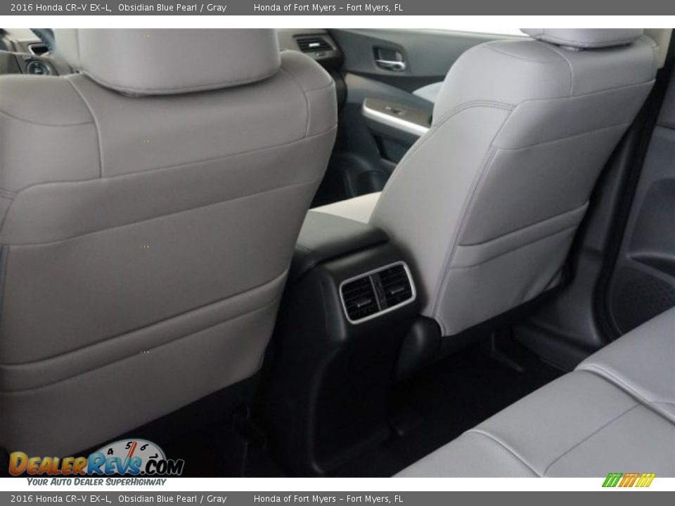 2016 Honda CR-V EX-L Obsidian Blue Pearl / Gray Photo #18