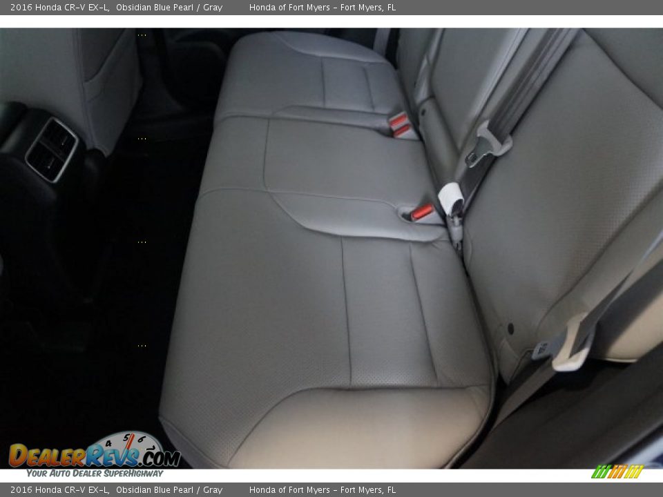 2016 Honda CR-V EX-L Obsidian Blue Pearl / Gray Photo #19