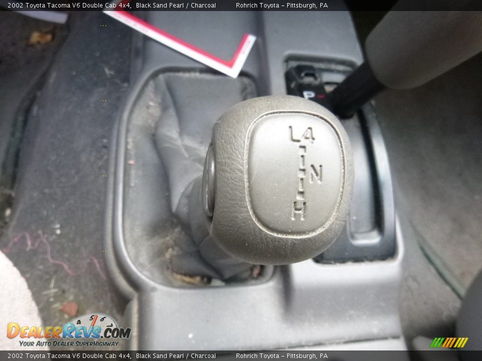 2002 Toyota Tacoma V6 Double Cab 4x4 Black Sand Pearl / Charcoal Photo #14