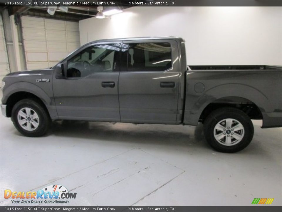 2016 Ford F150 XLT SuperCrew Magnetic / Medium Earth Gray Photo #6