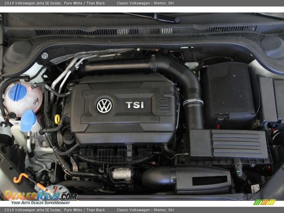 2014 Volkswagen Jetta SE Sedan Pure White / Titan Black Photo #15