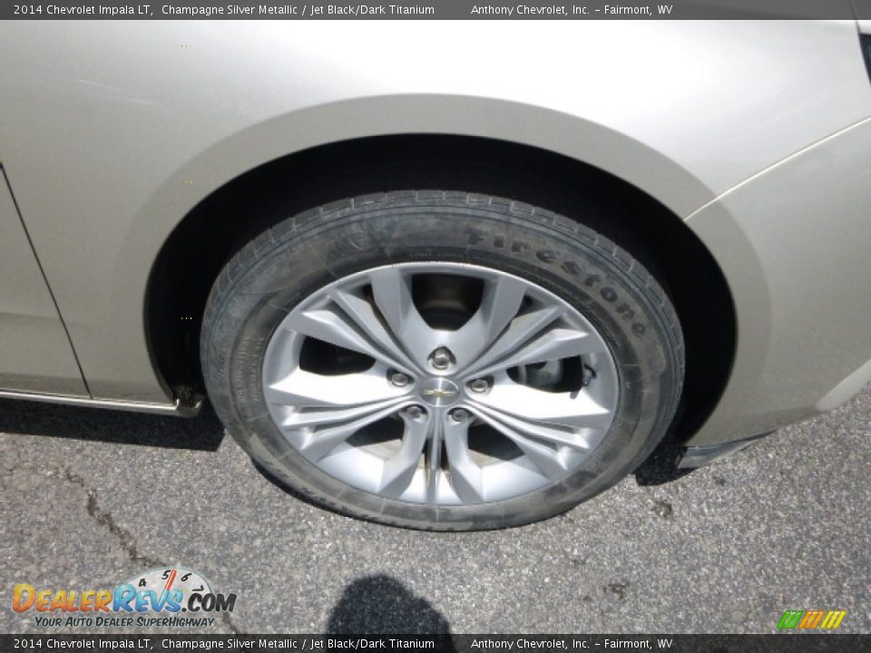 2014 Chevrolet Impala LT Champagne Silver Metallic / Jet Black/Dark Titanium Photo #2