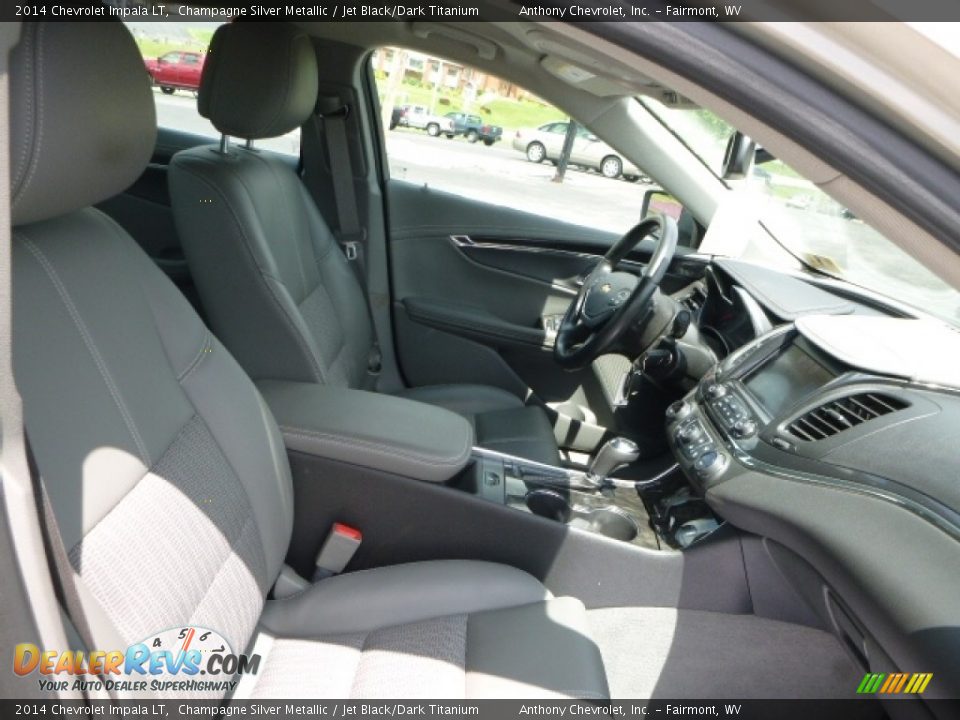 2014 Chevrolet Impala LT Champagne Silver Metallic / Jet Black/Dark Titanium Photo #3