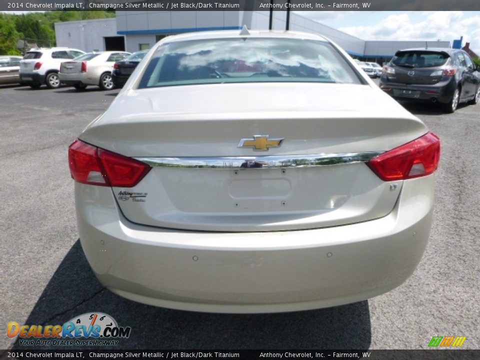 2014 Chevrolet Impala LT Champagne Silver Metallic / Jet Black/Dark Titanium Photo #8