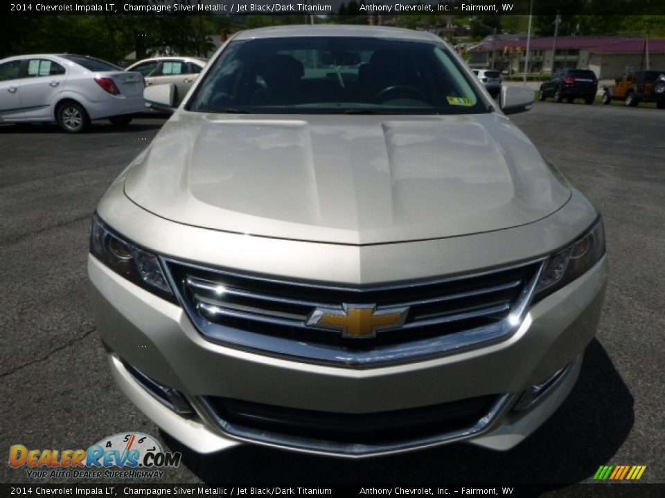 2014 Chevrolet Impala LT Champagne Silver Metallic / Jet Black/Dark Titanium Photo #12