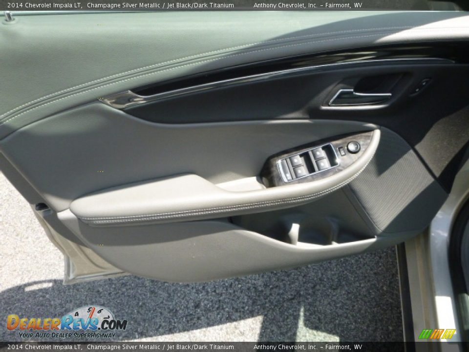 2014 Chevrolet Impala LT Champagne Silver Metallic / Jet Black/Dark Titanium Photo #13