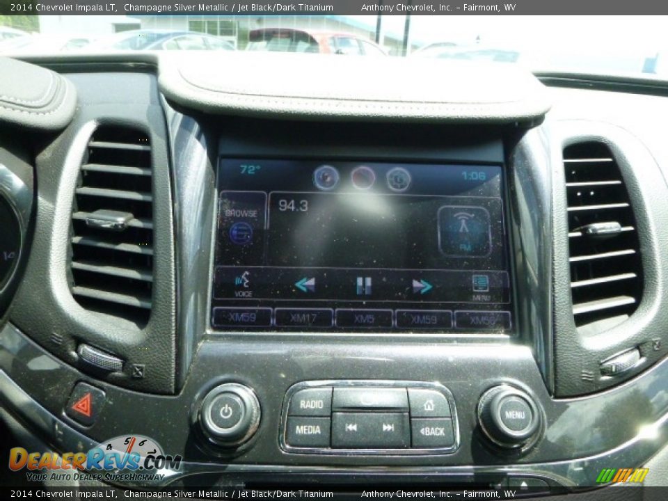 2014 Chevrolet Impala LT Champagne Silver Metallic / Jet Black/Dark Titanium Photo #16