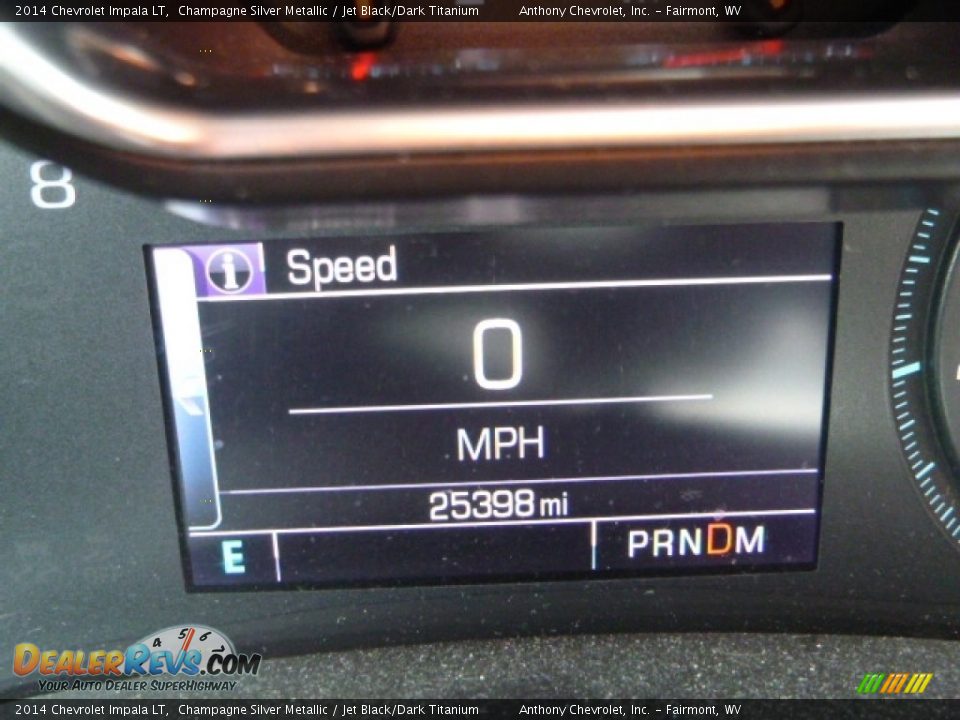 2014 Chevrolet Impala LT Champagne Silver Metallic / Jet Black/Dark Titanium Photo #18