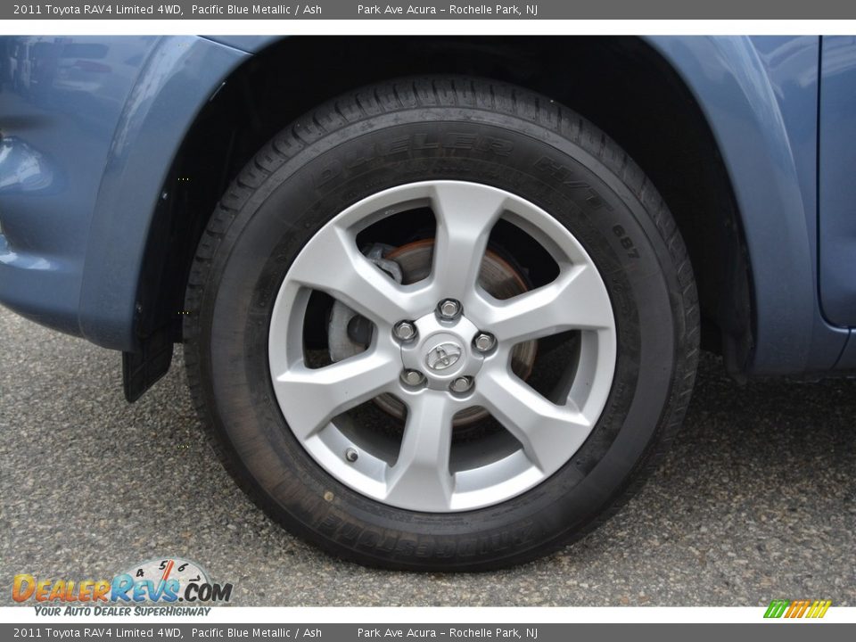 2011 Toyota RAV4 Limited 4WD Pacific Blue Metallic / Ash Photo #32
