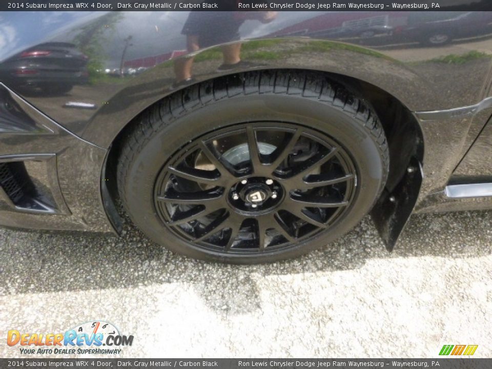 2014 Subaru Impreza WRX 4 Door Dark Gray Metallic / Carbon Black Photo #2