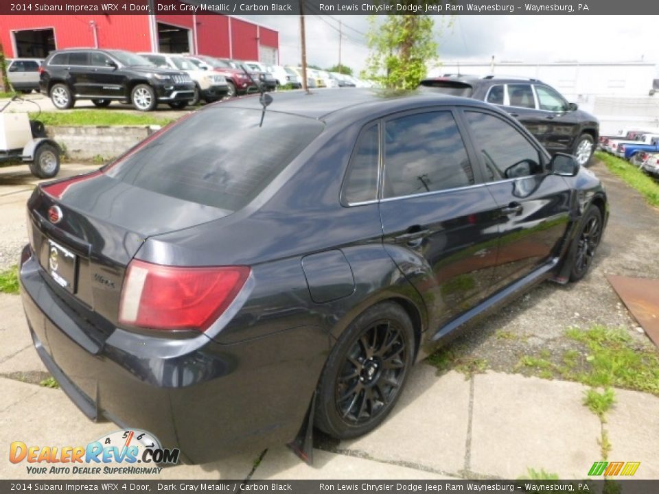 2014 Subaru Impreza WRX 4 Door Dark Gray Metallic / Carbon Black Photo #7
