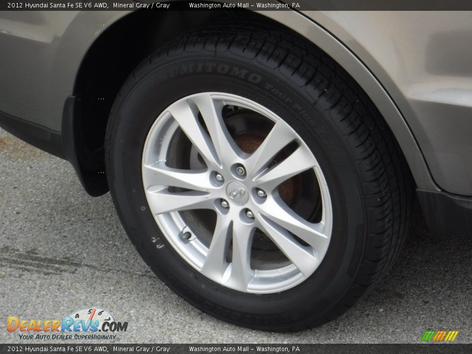 2012 Hyundai Santa Fe SE V6 AWD Mineral Gray / Gray Photo #3