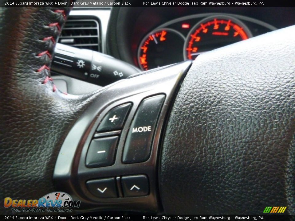 2014 Subaru Impreza WRX 4 Door Dark Gray Metallic / Carbon Black Photo #20