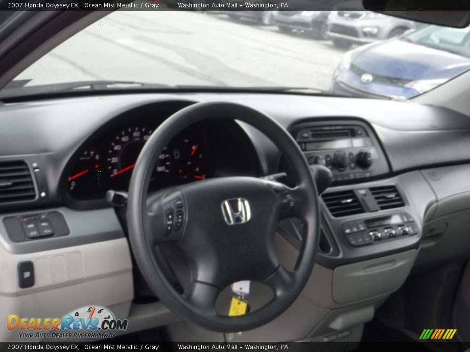 2007 Honda Odyssey EX Ocean Mist Metallic / Gray Photo #9