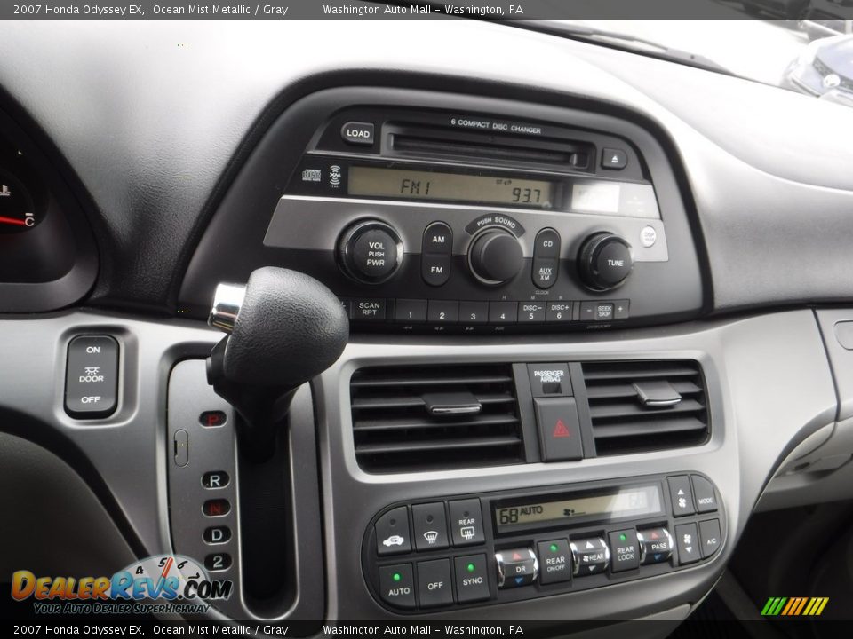 2007 Honda Odyssey EX Ocean Mist Metallic / Gray Photo #14
