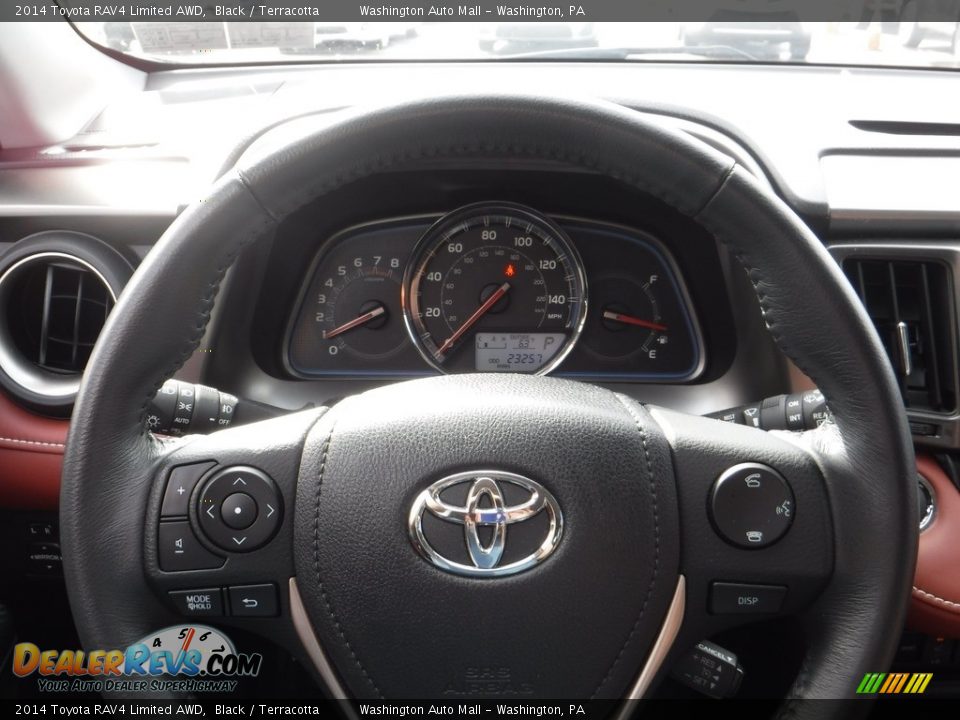 2014 Toyota RAV4 Limited AWD Black / Terracotta Photo #20