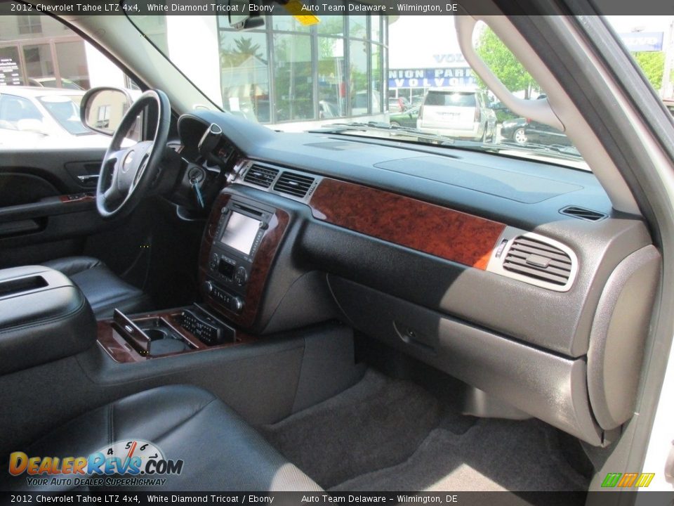 2012 Chevrolet Tahoe LTZ 4x4 White Diamond Tricoat / Ebony Photo #30