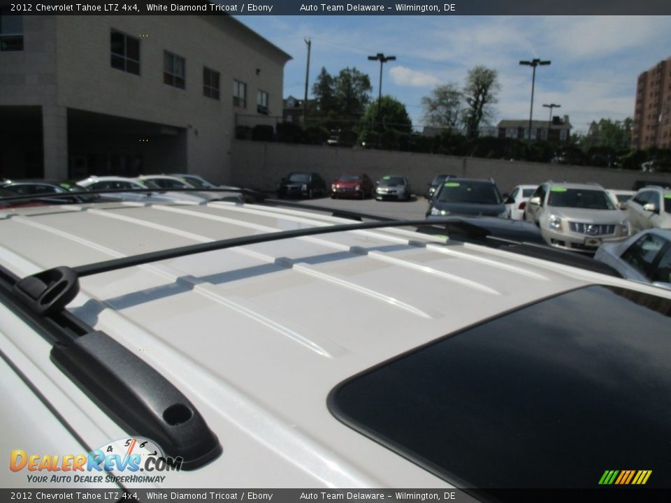 2012 Chevrolet Tahoe LTZ 4x4 White Diamond Tricoat / Ebony Photo #35