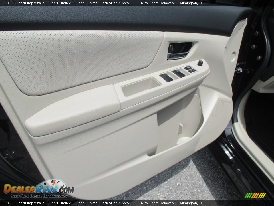 2013 Subaru Impreza 2.0i Sport Limited 5 Door Crystal Black Silica / Ivory Photo #28