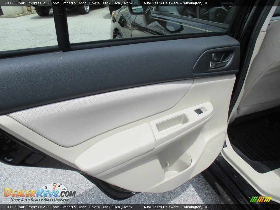 2013 Subaru Impreza 2.0i Sport Limited 5 Door Crystal Black Silica / Ivory Photo #29