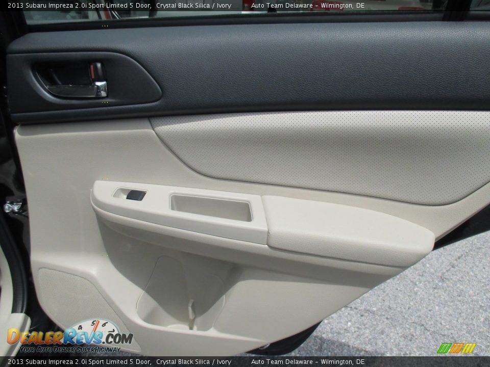 2013 Subaru Impreza 2.0i Sport Limited 5 Door Crystal Black Silica / Ivory Photo #30