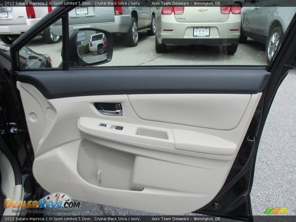 2013 Subaru Impreza 2.0i Sport Limited 5 Door Crystal Black Silica / Ivory Photo #31