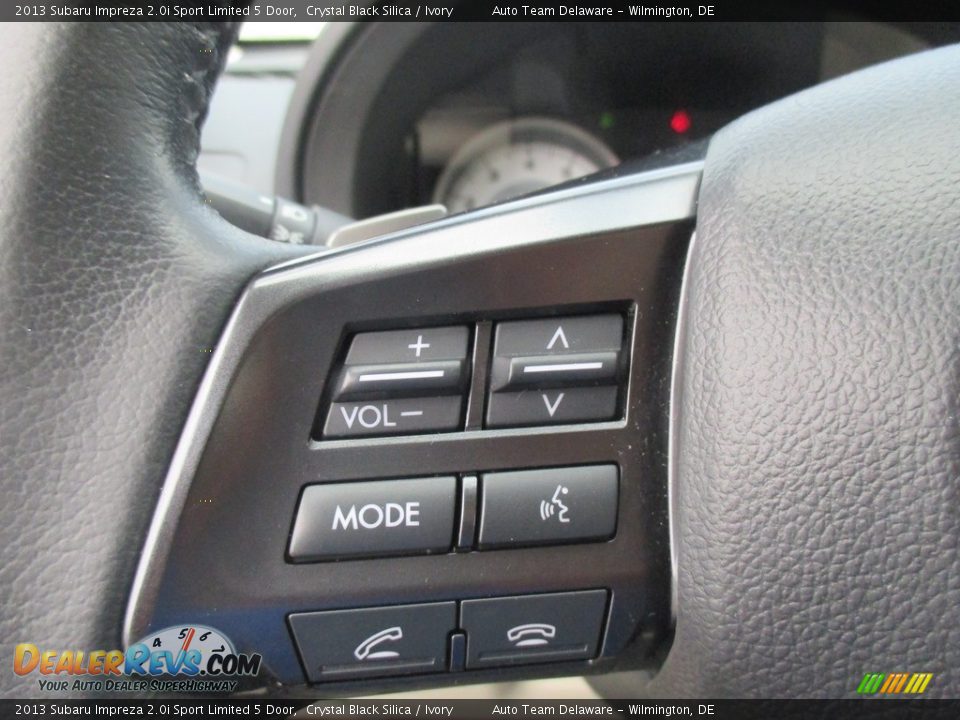 2013 Subaru Impreza 2.0i Sport Limited 5 Door Crystal Black Silica / Ivory Photo #33