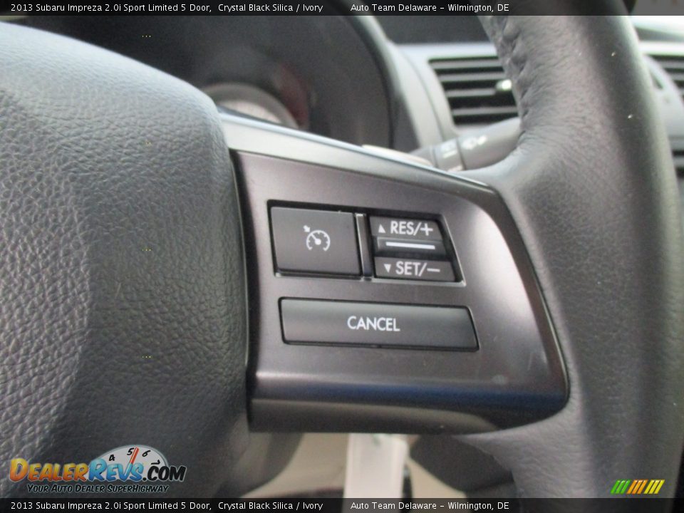 2013 Subaru Impreza 2.0i Sport Limited 5 Door Crystal Black Silica / Ivory Photo #34