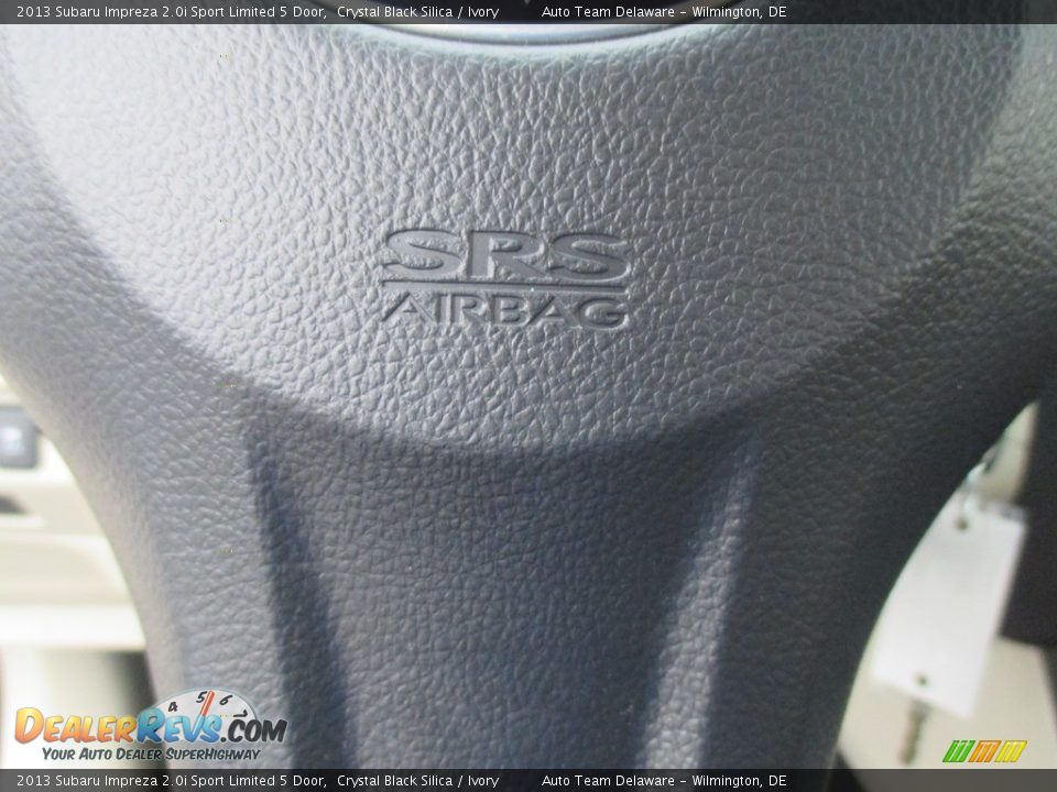 2013 Subaru Impreza 2.0i Sport Limited 5 Door Crystal Black Silica / Ivory Photo #36