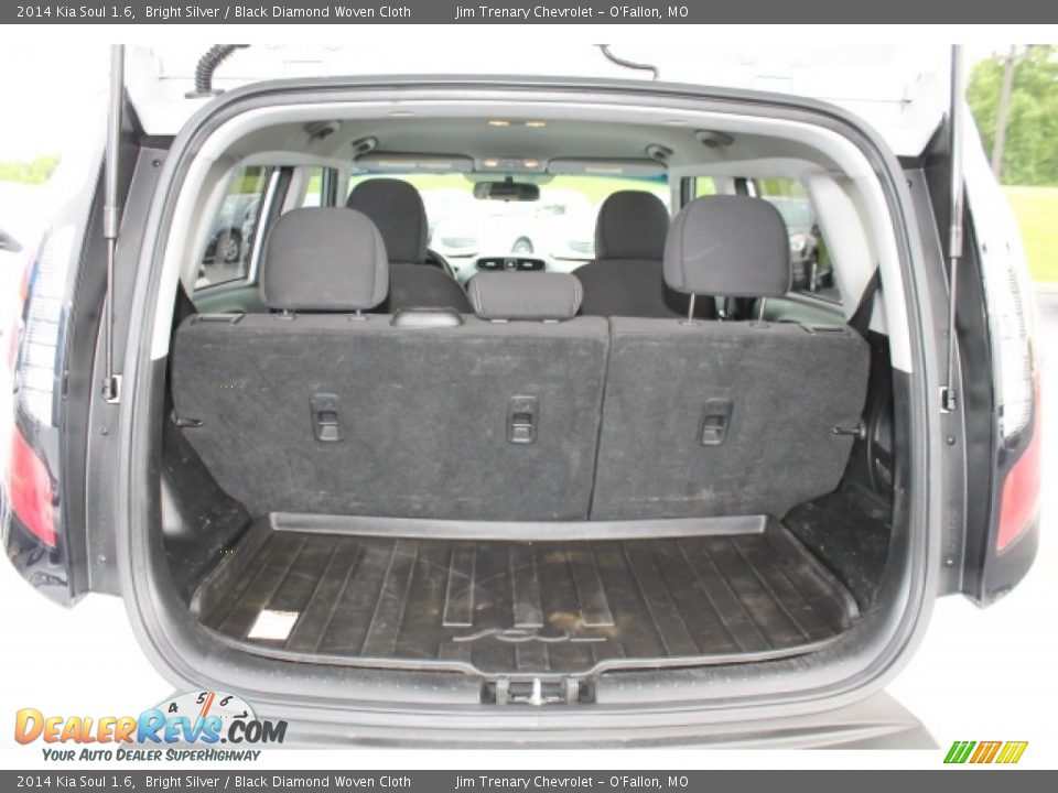 2014 Kia Soul 1.6 Bright Silver / Black Diamond Woven Cloth Photo #5