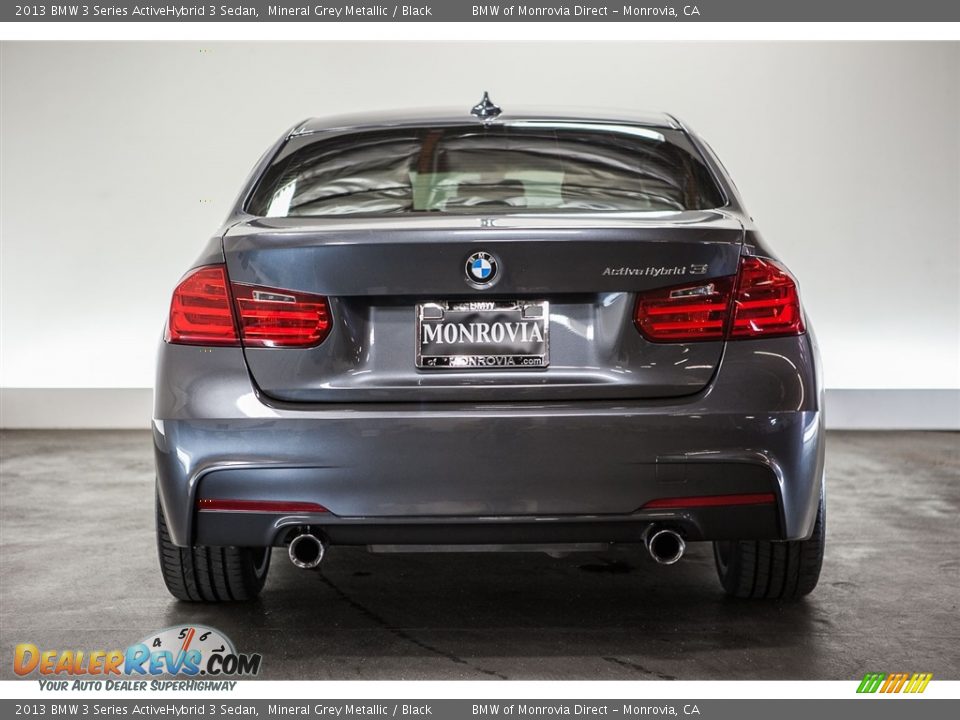 2013 BMW 3 Series ActiveHybrid 3 Sedan Mineral Grey Metallic / Black Photo #3