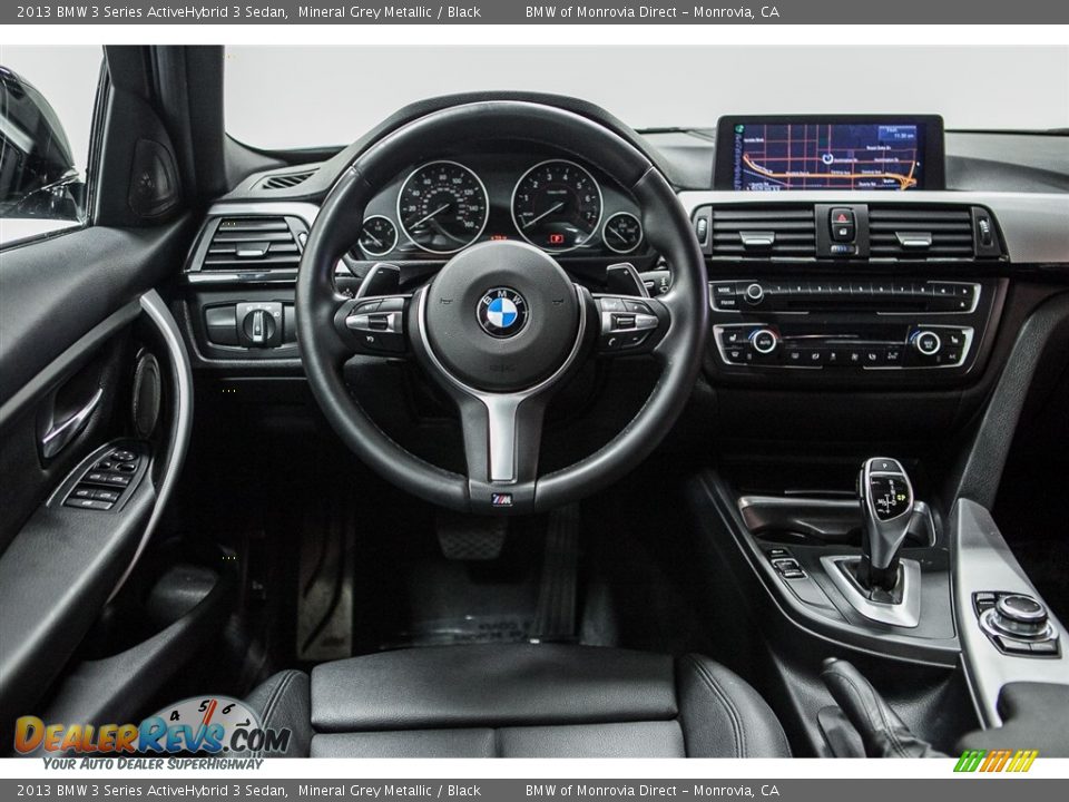2013 BMW 3 Series ActiveHybrid 3 Sedan Mineral Grey Metallic / Black Photo #4