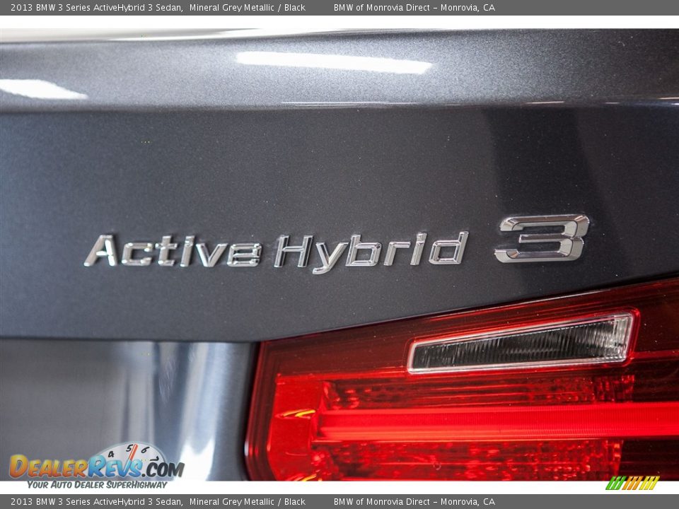 2013 BMW 3 Series ActiveHybrid 3 Sedan Mineral Grey Metallic / Black Photo #6