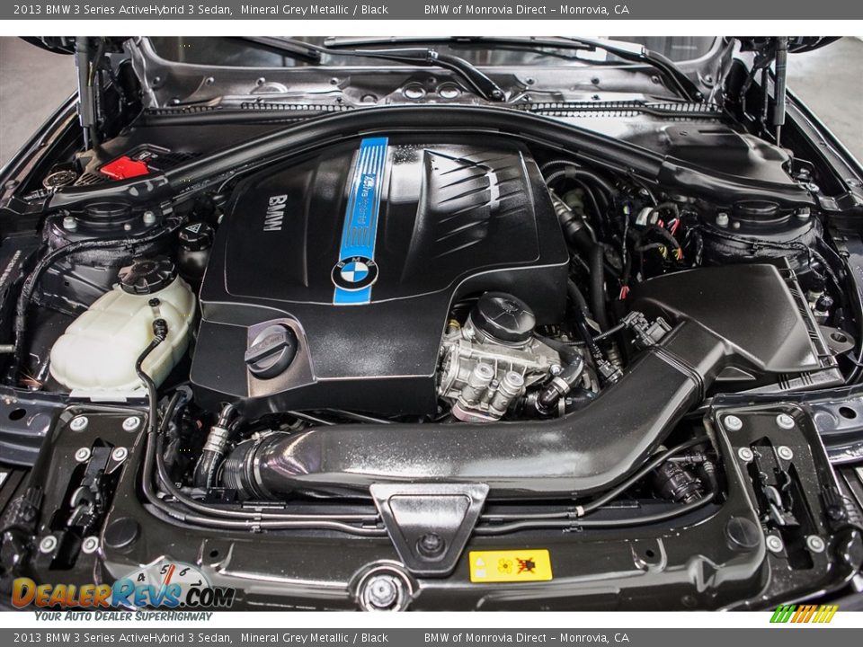 2013 BMW 3 Series ActiveHybrid 3 Sedan Mineral Grey Metallic / Black Photo #8
