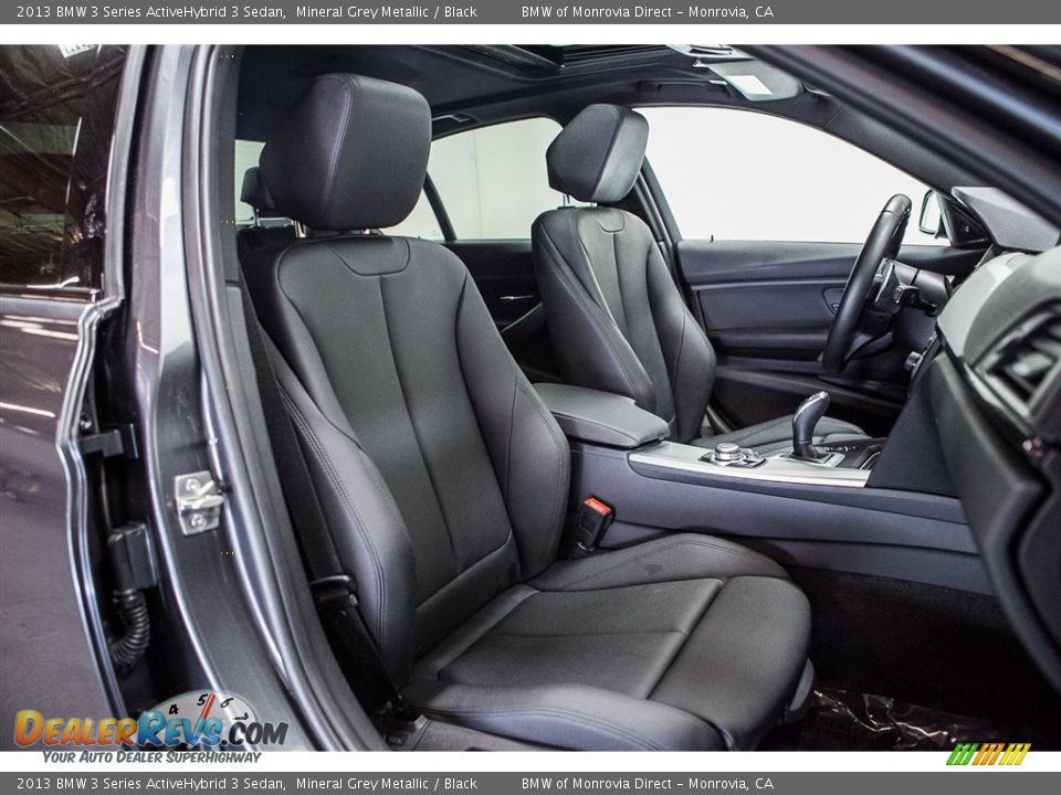 2013 BMW 3 Series ActiveHybrid 3 Sedan Mineral Grey Metallic / Black Photo #14