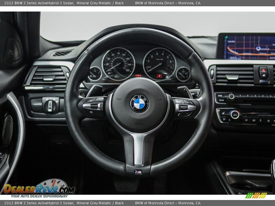 2013 BMW 3 Series ActiveHybrid 3 Sedan Mineral Grey Metallic / Black Photo #15