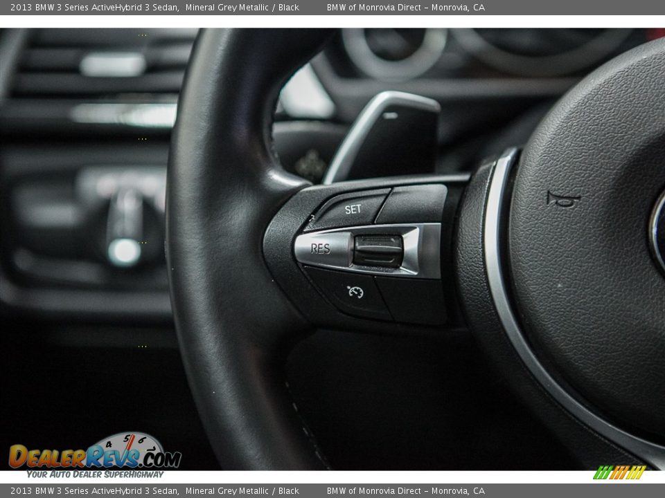 2013 BMW 3 Series ActiveHybrid 3 Sedan Mineral Grey Metallic / Black Photo #16
