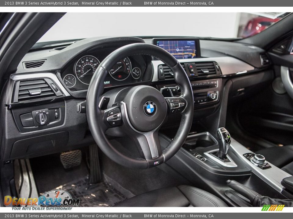 2013 BMW 3 Series ActiveHybrid 3 Sedan Mineral Grey Metallic / Black Photo #18