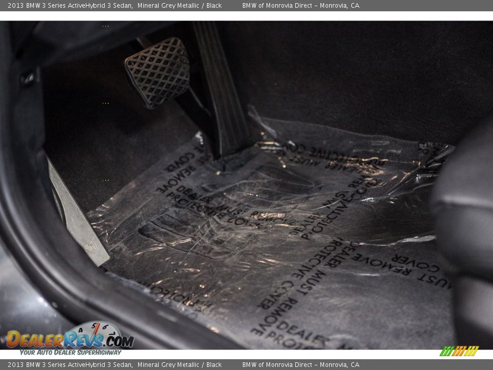 2013 BMW 3 Series ActiveHybrid 3 Sedan Mineral Grey Metallic / Black Photo #19