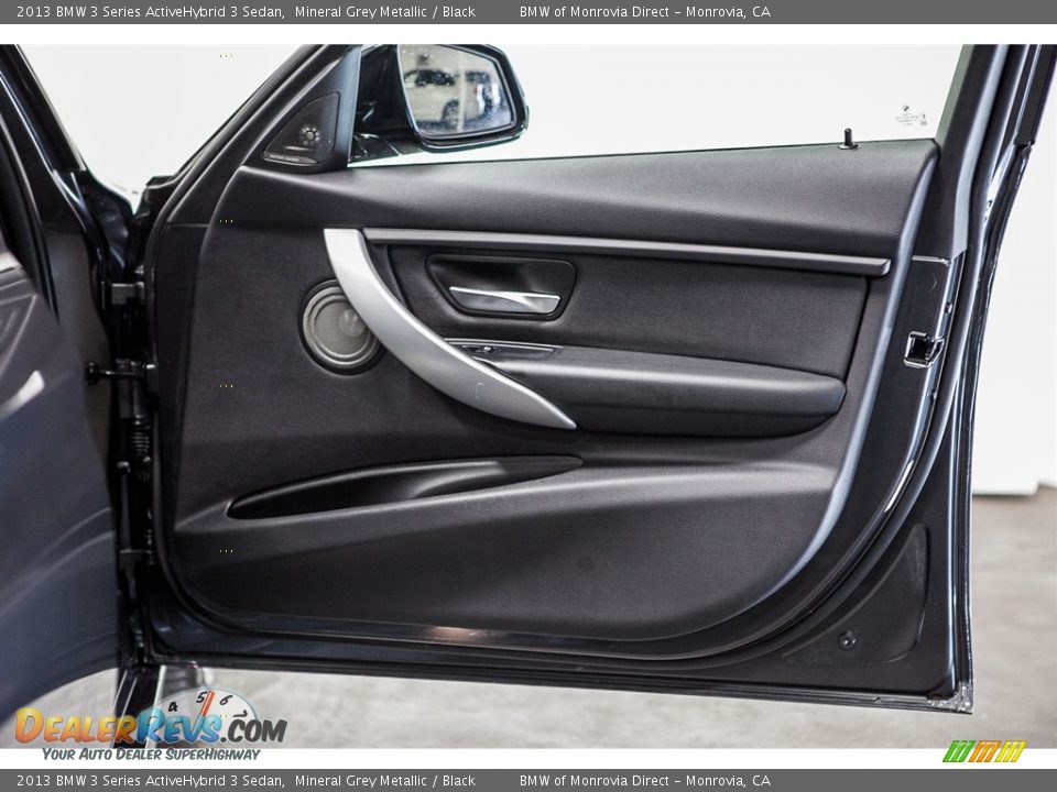 2013 BMW 3 Series ActiveHybrid 3 Sedan Mineral Grey Metallic / Black Photo #24