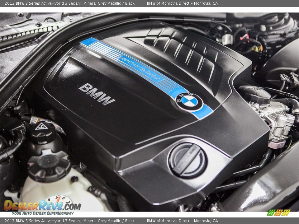 2013 BMW 3 Series ActiveHybrid 3 Sedan Mineral Grey Metallic / Black Photo #25