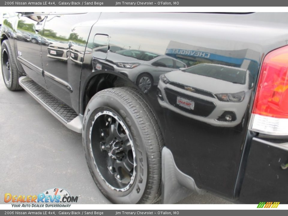 2006 Nissan Armada LE 4x4 Galaxy Black / Sand Beige Photo #4