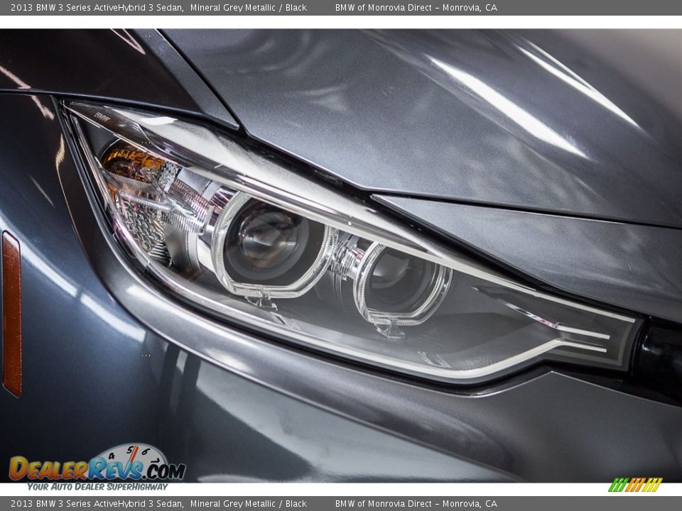 2013 BMW 3 Series ActiveHybrid 3 Sedan Mineral Grey Metallic / Black Photo #26