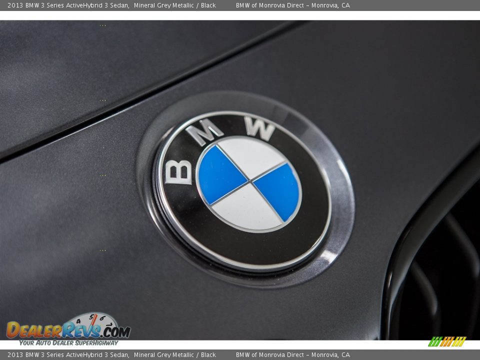 2013 BMW 3 Series ActiveHybrid 3 Sedan Mineral Grey Metallic / Black Photo #27