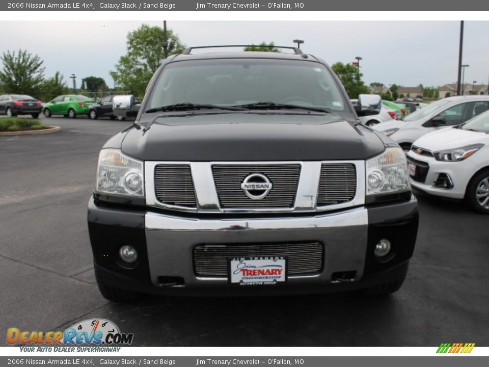 2006 Nissan Armada LE 4x4 Galaxy Black / Sand Beige Photo #8