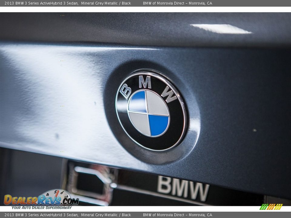 2013 BMW 3 Series ActiveHybrid 3 Sedan Mineral Grey Metallic / Black Photo #29