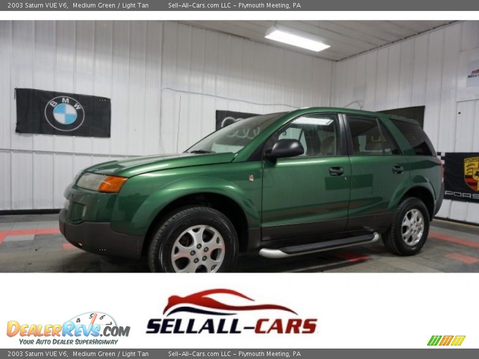 2003 Saturn VUE V6 Medium Green / Light Tan Photo #1