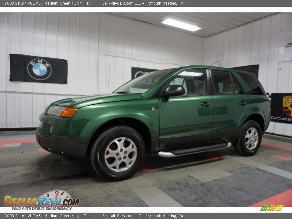 2003 Saturn VUE V6 Medium Green / Light Tan Photo #2