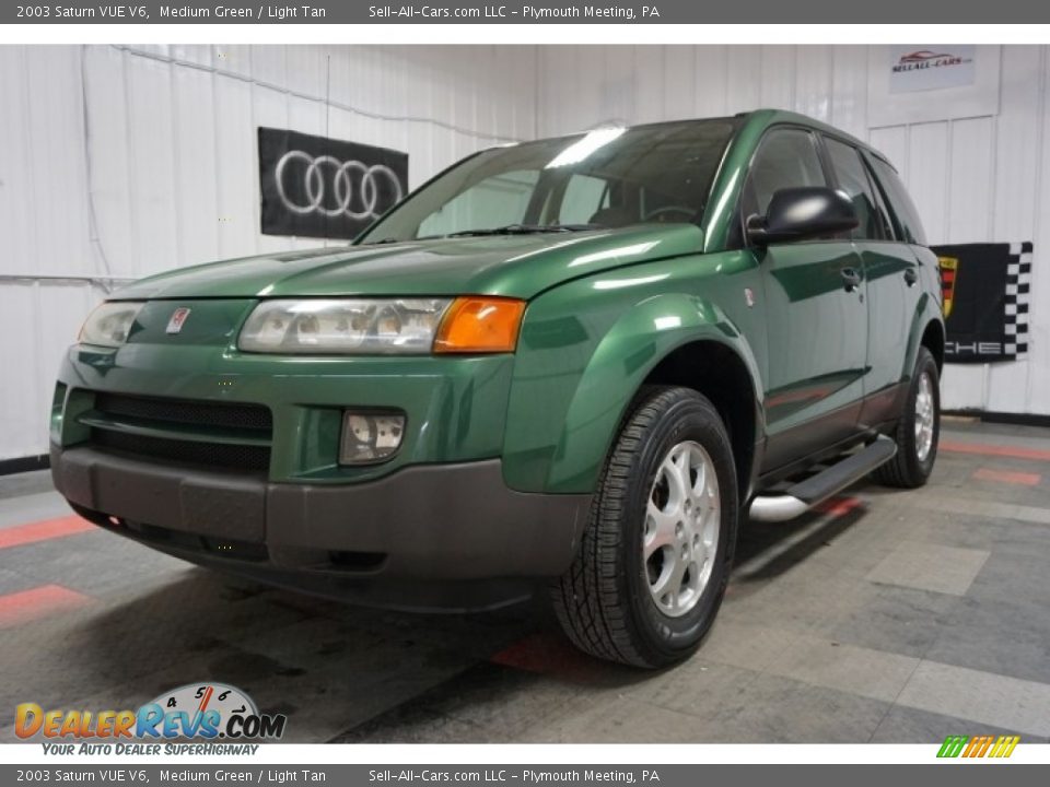 2003 Saturn VUE V6 Medium Green / Light Tan Photo #3