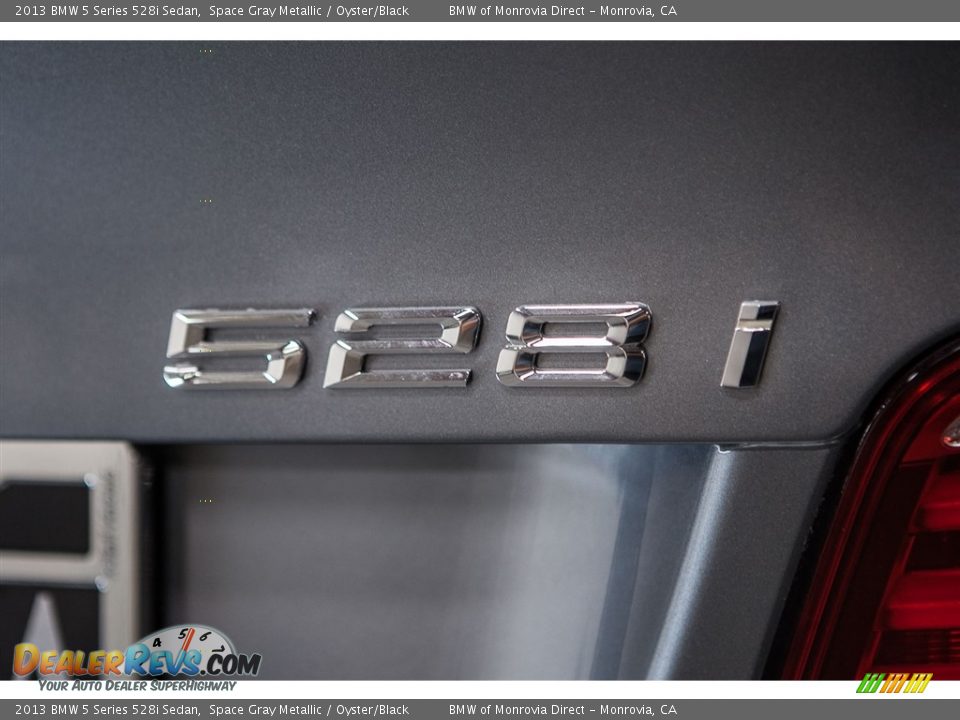 2013 BMW 5 Series 528i Sedan Space Gray Metallic / Oyster/Black Photo #7